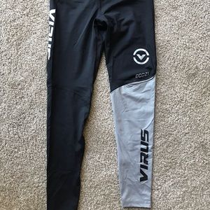 Virus intl ASYMMETRIC TECH PANTS Women's Bioceramic™ Compression Pants size M